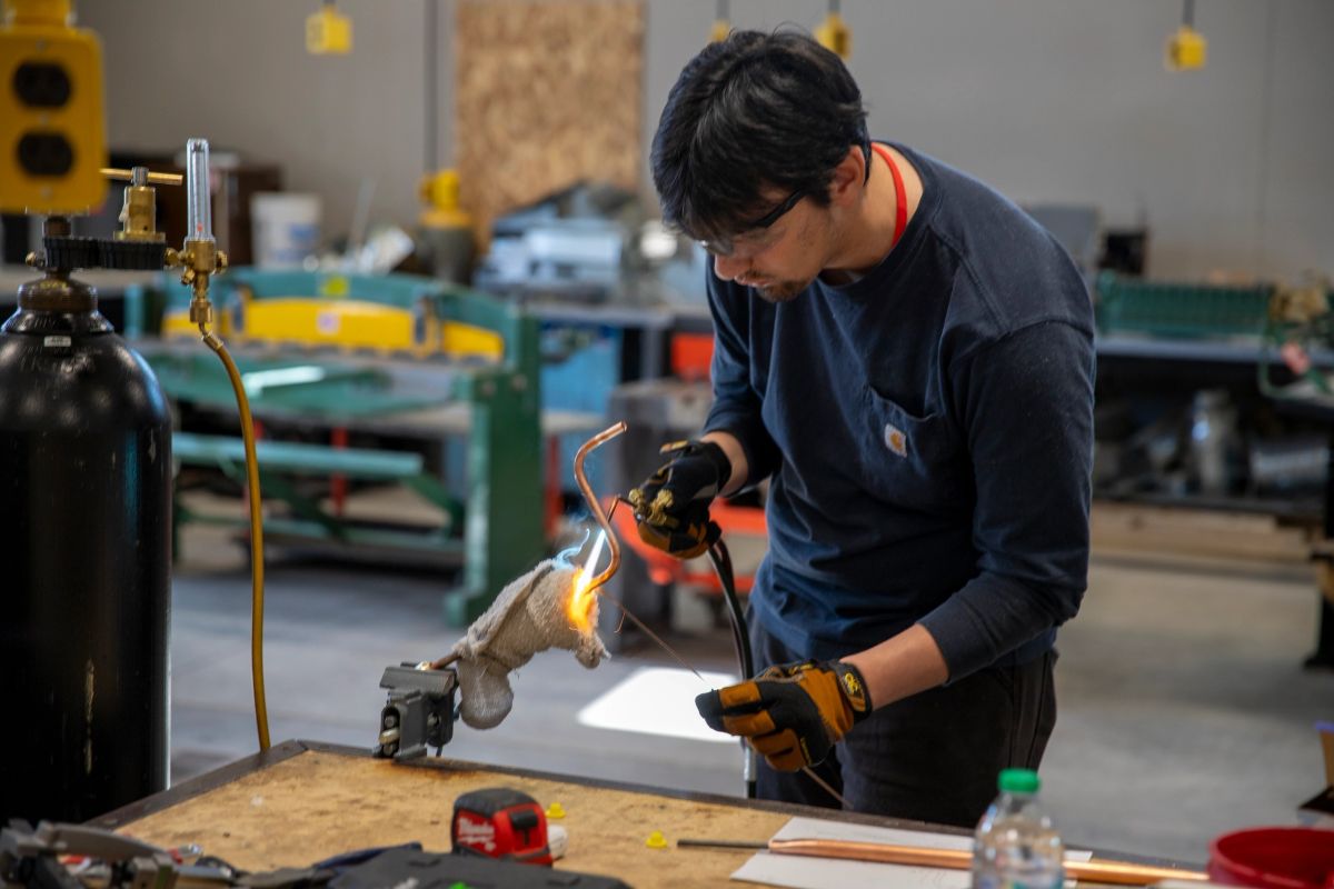 South Dakota SkillsUSA students competing in skilled trades and leadership contests at the State Leadership & Skills Conference in Watertown, SD (photo 13)