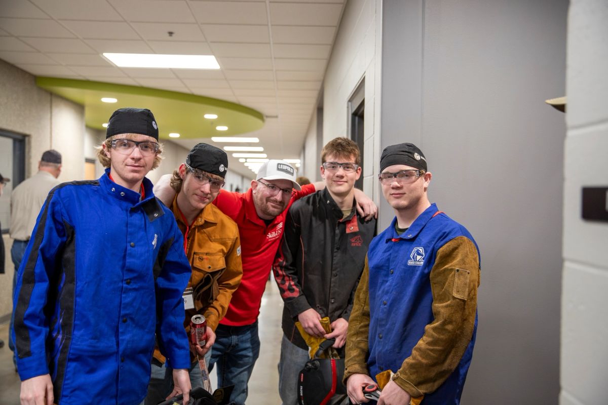 South Dakota SkillsUSA students competing in skilled trades and leadership contests at the State Leadership & Skills Conference in Watertown, SD (photo 4)